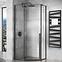 Tuš kabina Diamond Rea K5623 100x100x195 black,6