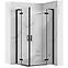 Tuš kabina Hugo Rea K6600 80x80x200,5 black
