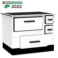 Štednjak Alfa 55 6 kW lijevi bijeli Eco