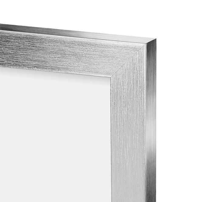 Okvir za fotografiju 21x29.7  srebrni reljefni, staklo
