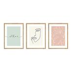 Set slika, 3 slike 30x40 cm 107x43 cm