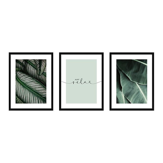 Set slika, 3 slike 30x40 cm 107x43 cm