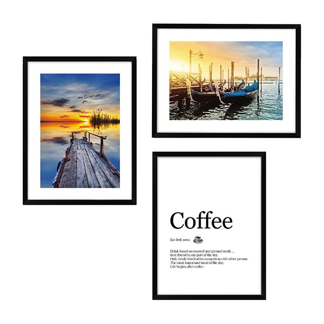 Set slika, 3 slike 30x40 cm 107x43 cm