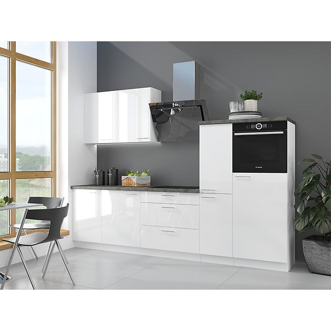 Kuhinjski ormarić Lara 60 NAGU-36 1F MDF bijeli sjaj