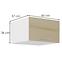 Kuhinjski ormarić Lara 60 NAGU-36 1F MDF cappucino,2