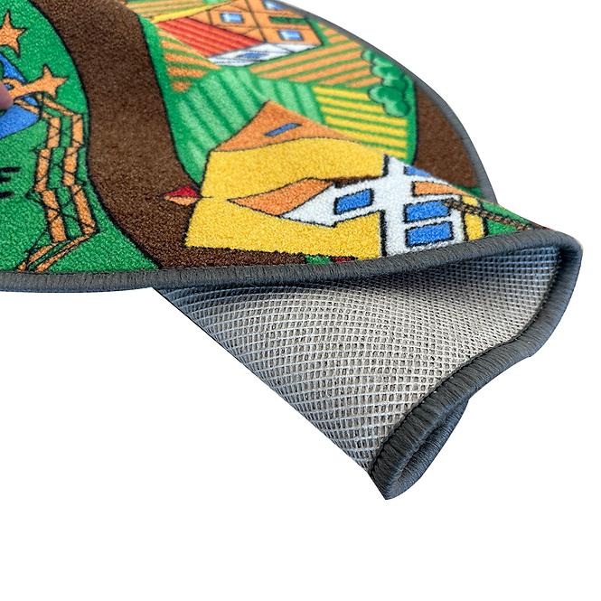 Tepih Kids Farm 0.8/0.8 Round Zeleno