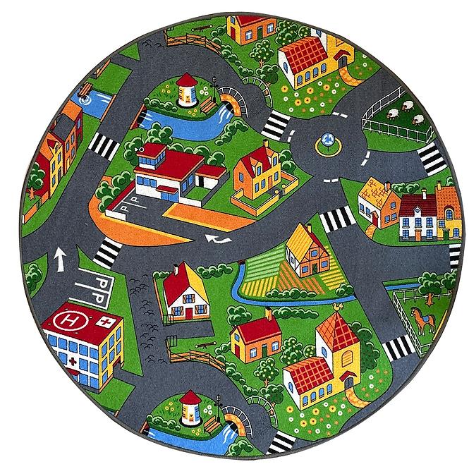 Tepih Metropolis 1.33/1.33 Round Siva