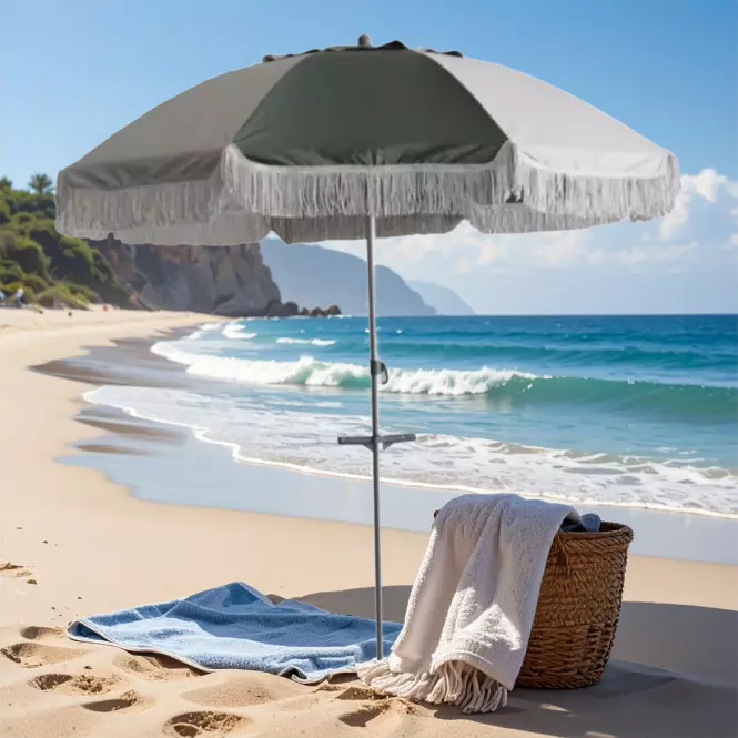 Suncobran 200cm sivi