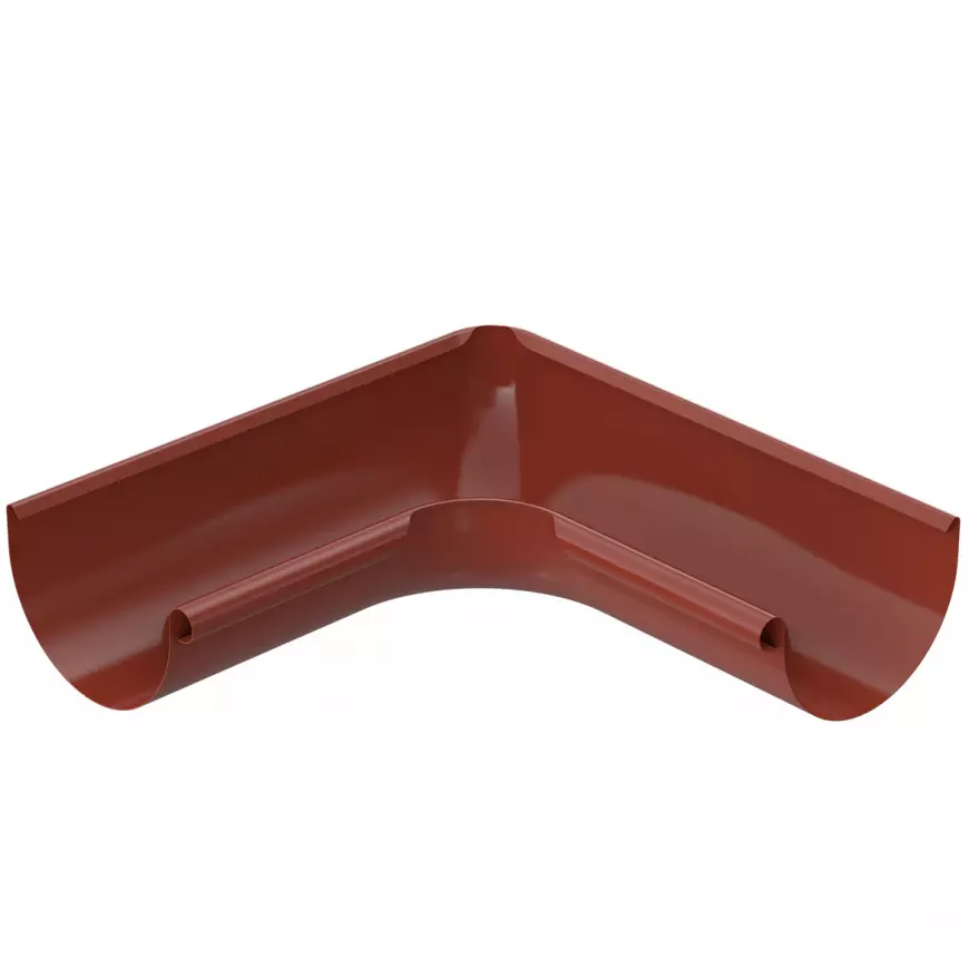 Kut za unutarnji oluk 64-056 čelik 125 mm Bryza boja cigle RAL 8004