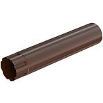 Odvodna cijev 64-402  čelik 100 mm 1 m Bryza smeđa RAL 8017