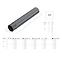 Odvodna cijev 64-406  čelik 100 mm 1 m Bryza boja cigle RAL 8004,2
