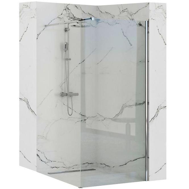 Tuš stijena Walk-in Aero ˝N˝ Rea K7550 120x195 chrom