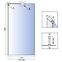 Tuš stijena Walk-in Aero ˝N˝ Rea K7550 120x195 chrom,2