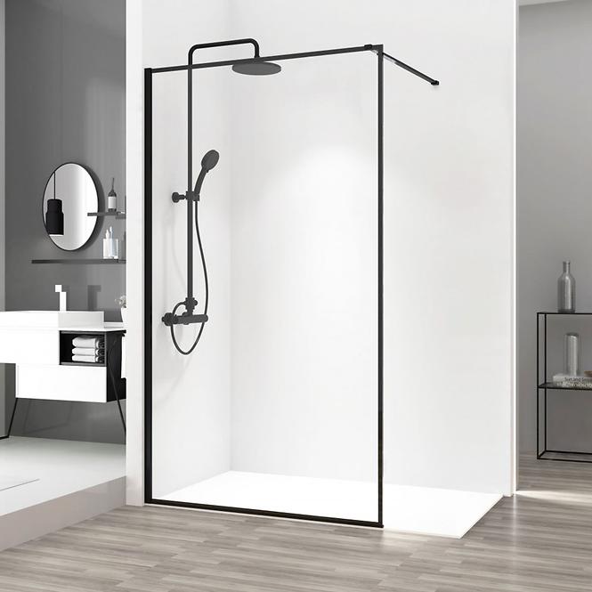 Tuš stijena Walk-in Bler Rea K7631 120x195 black
