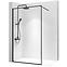 Tuš stijena Walk-in Bler Rea K7637 80x195 black