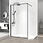 Tuš stijena Walk-in Bler Rea K7637 80x195 black,3
