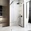 Tuš stijena Walk-in Aero Rea K6596 100x195 black,4