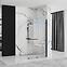 Tuš stijena Walk-in Cortis Rea K8880 120x200 black,5