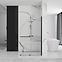 Tuš stijena Walk-in Cortis Rea K8880 120x200 black,7
