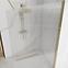 Tuš stijena Walk-in Aero Intimo Rea K4124 90x200 gold brush,3