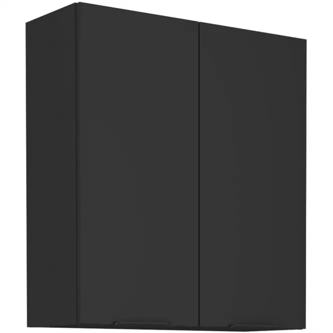 Kuhinjski ormarić Siena crni mat 80g-90 2f