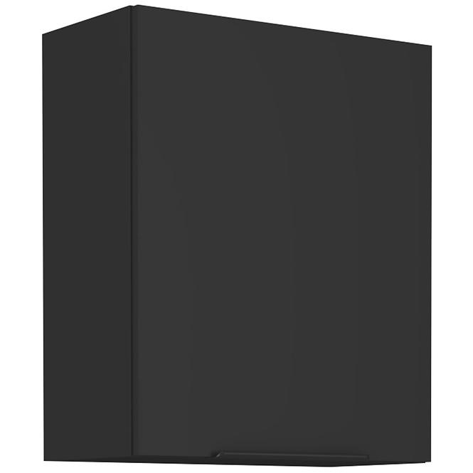 Kuhinjski ormarić Siena crni mat 60g-72 1f