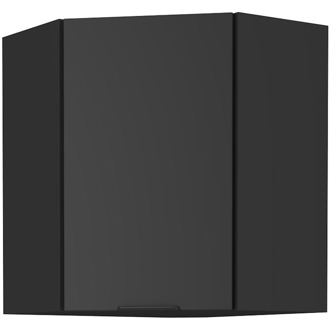 Kuhinjski ormarić Siena crni mat 60x60 Gn-72 1f (45°)