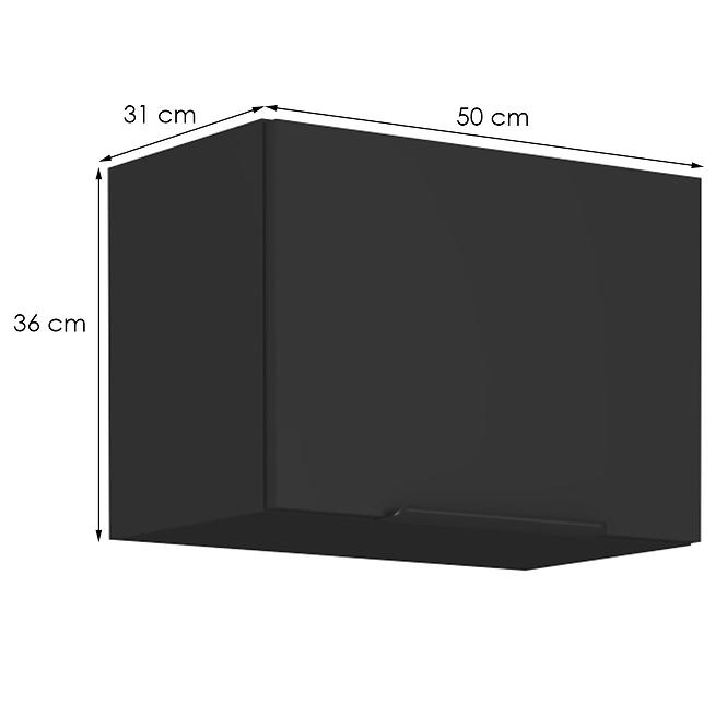 Kuhinjski ormarić Siena crni mat 50gu-36 1f