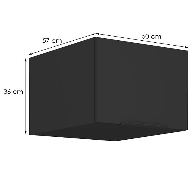 Kuhinjski ormarić Siena crni mat 50 Nagu-36 1f