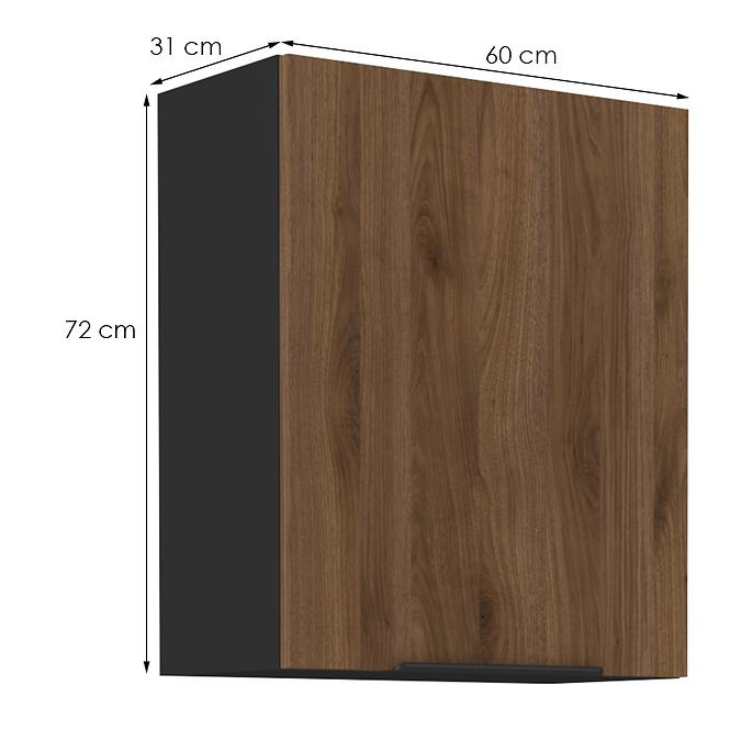 Kuhinjski ormarić Monza orah okapi 60g-72 1f