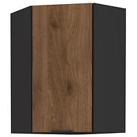Kuhinjski ormarić Monza orah okapi 60x60 Gn-90 1f (45°)