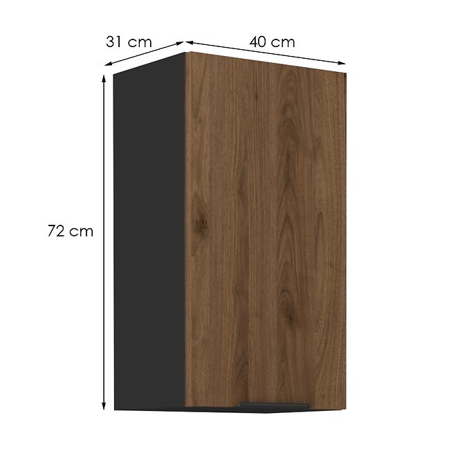 Kuhinjski ormarić Monza orah okapi 40g-72 1f