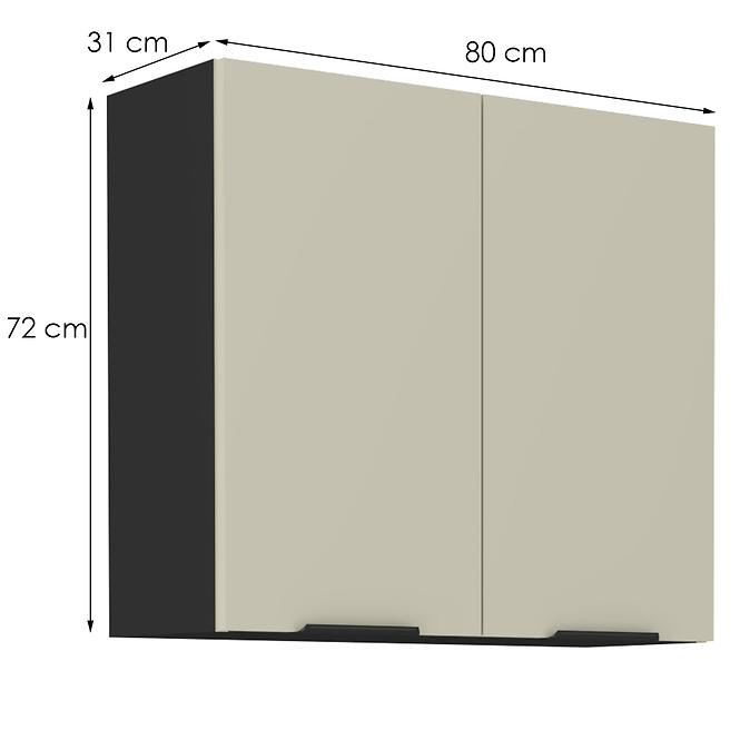 Kuhinjski ormarić Arona cashmere 80g-72 2f