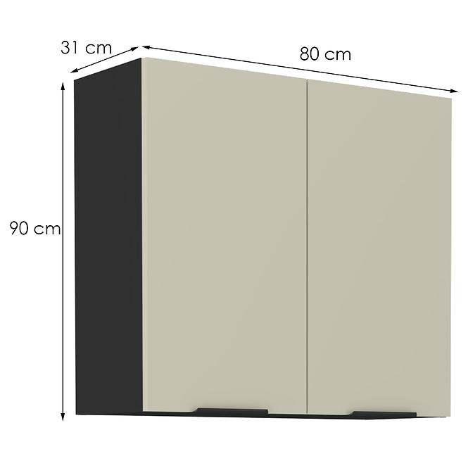 Kuhinjski ormarić Arona cashmere 80g-90 2f