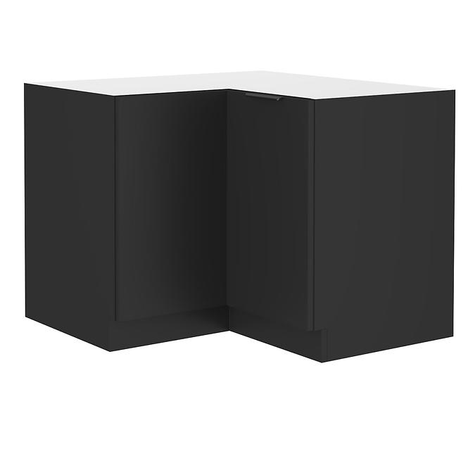 Kuhinjski ormarić Siena crni mat 90x90 Dn 2f bb