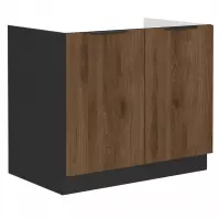 Kuhinjski ormarić Monza orah okapi 80zl 2f bb