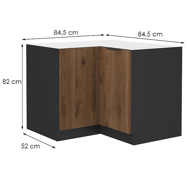 Kuhinjski ormarić Monza orah okapi 90x90 Dn 2f bb