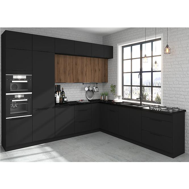 Kuhinjski ormarić Monza orah okapi 90x90 Dn 2f bb