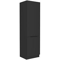 Kuhinjski ormarić Siena crni mat 60dk-210 2f