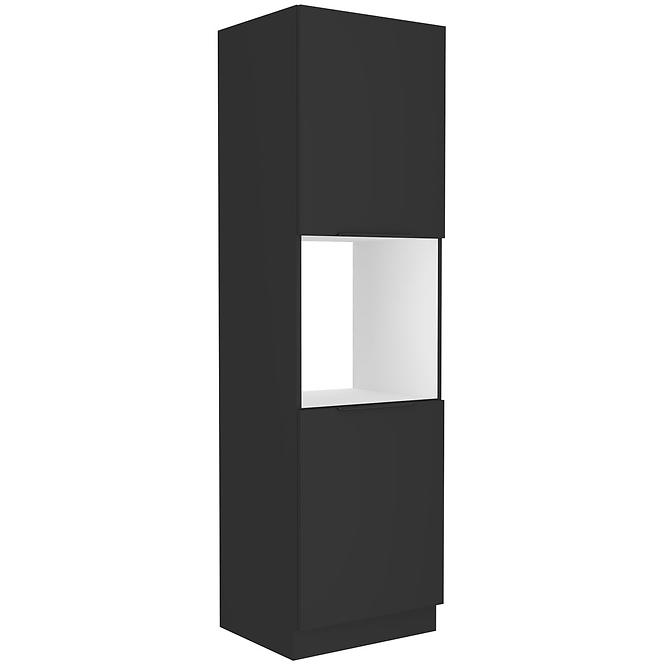 Kuhinjski ormarić Siena crni mat 60dp-210 2f