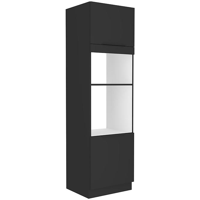 Kuhinjski ormarić Siena crni mat 60dpm-210 2f