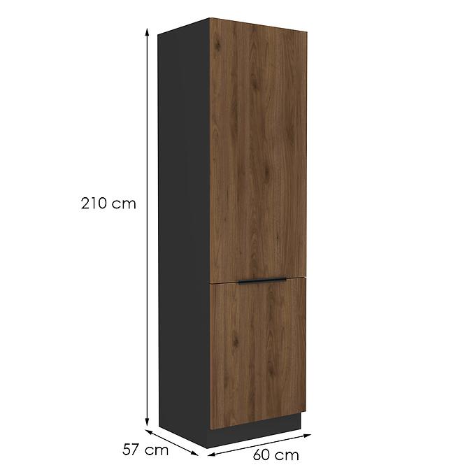 Kuhinjski ormarić Monza orah okapi 60dk-210 2f