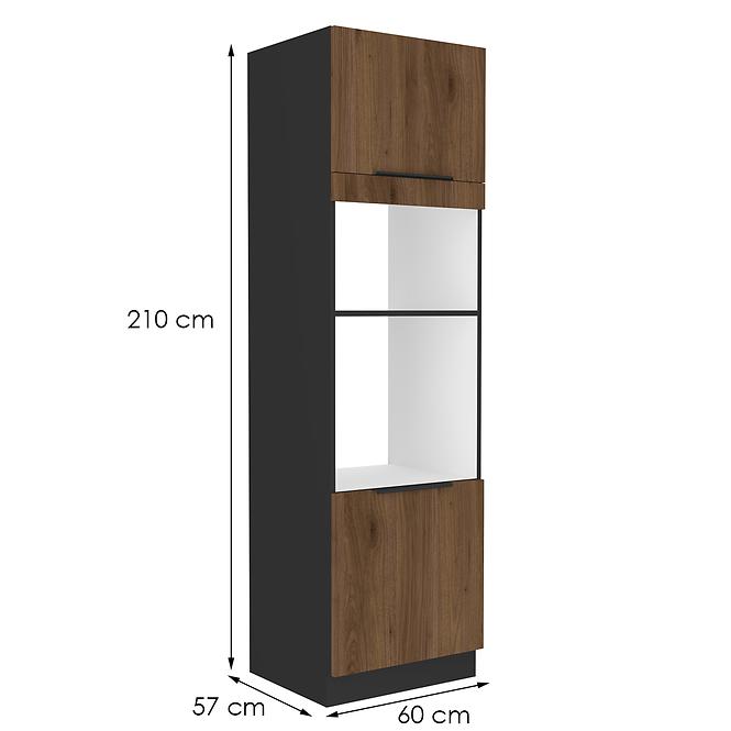 Kuhinjski ormarić Monza orah okapi 60dpm-210 2f