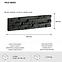 Betonski kamen Pico Nero pak=0,44 m2,6