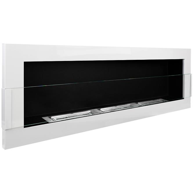 Bio-kamin 1200x400 bijelo sjajno