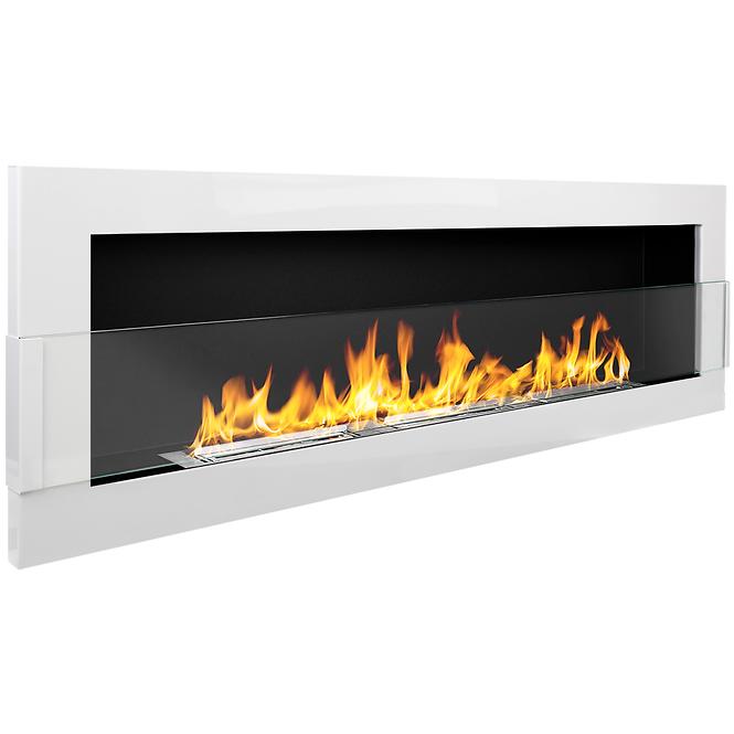 Bio-kamin 1200x400 bijelo sjajno