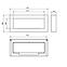 Bio-kamin 1200x400 box crni mat,14