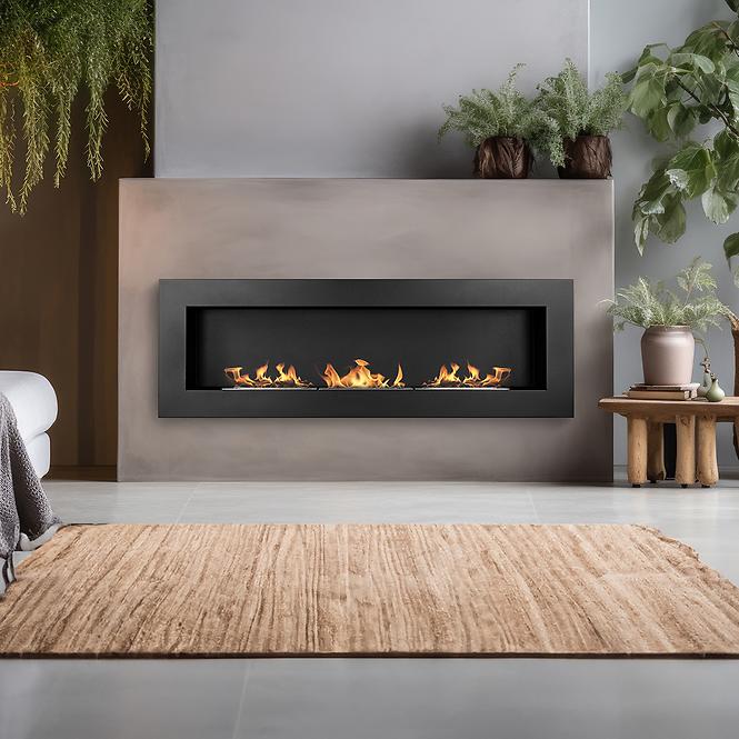 Bio-kamin 1200x400 box crni mat