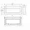 Biokamin 1200x400 box crni mat,14