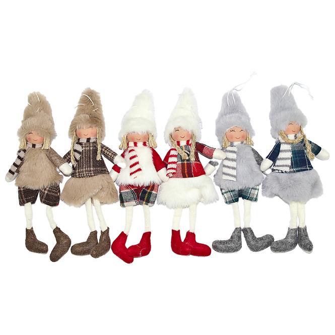 Viseča dekoracija anđeo 20cm mix 43442 